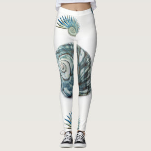 leggings seashells