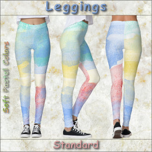 LEGGINGS - Soft Pastel Colours