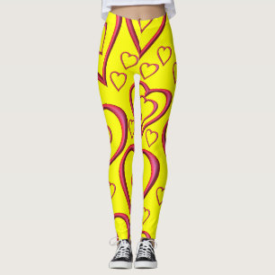 leggings valentine hearts