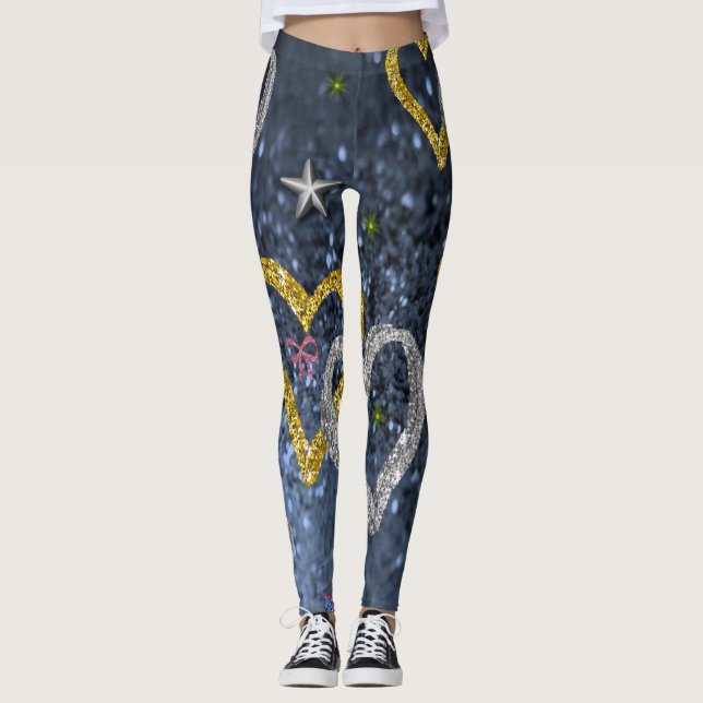 leggings valentine hearts (Front)