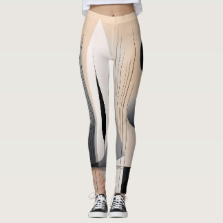 Leggings with a modern design reflecting simplicit