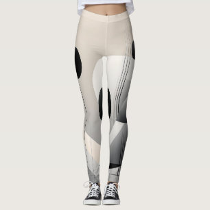 Leggings with a modern design reflecting simplicit