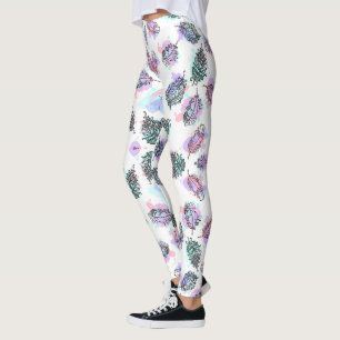 Leggings with a vibrant pattern