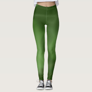 Leggings with abstract Green Flow Design