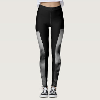 Leggings with face
