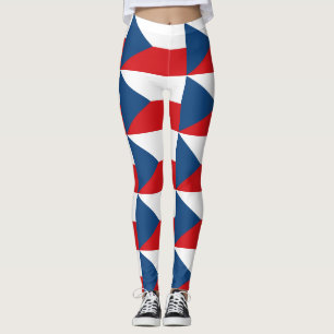 Leggings with flag of Czechia