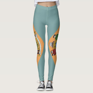 Leggings with flag of Delaware State, USA