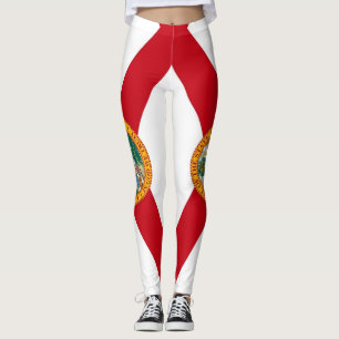 Leggings with flag of Florida State, USA