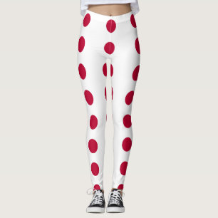 Leggings with flag of Japan