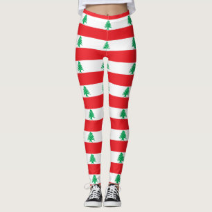 Leggings with flag of Lebanon