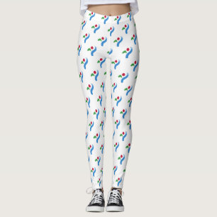 Leggings with flag of Seoul, South Korea