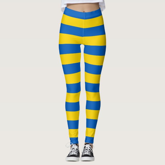 Leggings with flag of Ukraine (Front)