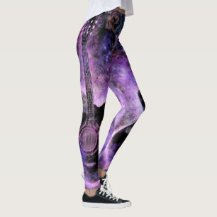 Leggings with Guitars