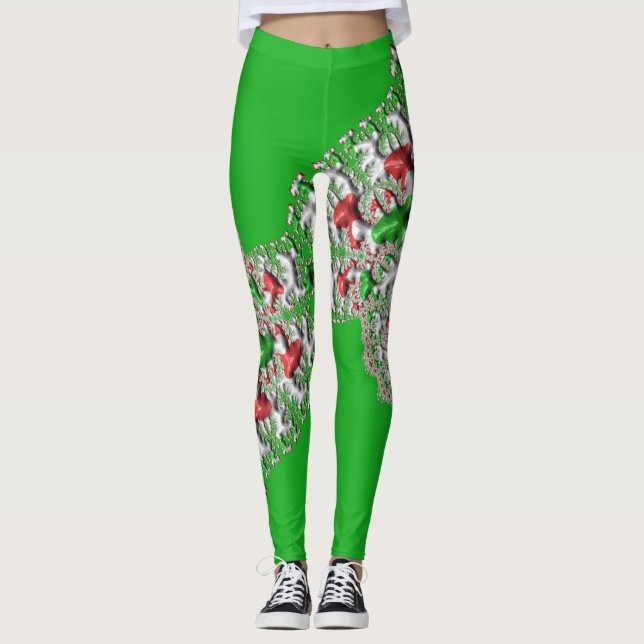 Leggings ~ Xmas red green white~ Original (Front)