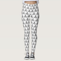 Leggings Yoga Pants Vintage Octopus