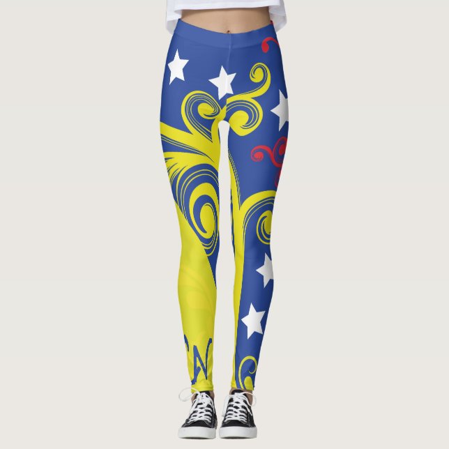 Leggins I Love Venezuela Leggings (Front)