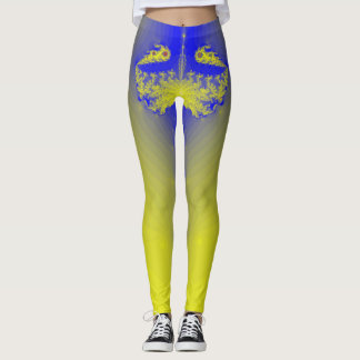 Leggins in yellow breakthrough style leggings
