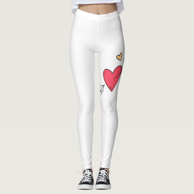 Leggy pants, super-stylish heart! Linda! Leggings (Front)