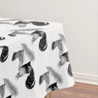 Leghorns Production Brown Chickens Tablecloth