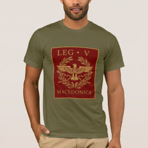 Legio V Macedonica Roman Emblem T-Shirt