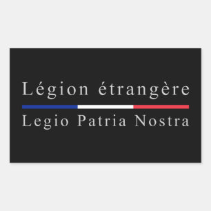Legion etrangere - Legio Patria Nostra Rectangular Sticker