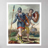 Legionaries, from 'L'Antica Roma', 1825 (color li