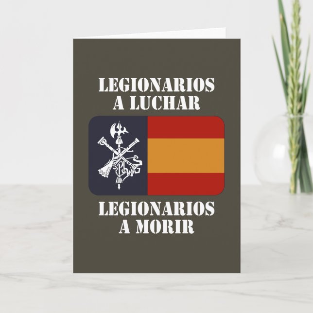 Legionarios a luchar 2 card (Front)