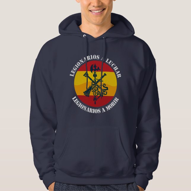 Legionarios a luchar hoodie (Front)