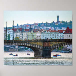 Legions Bridge, Prague, Czech Republic Poster