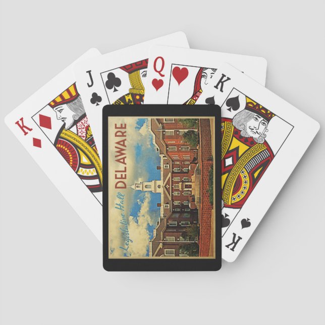 Legislative Hall Delaware Playing Cards (Back)