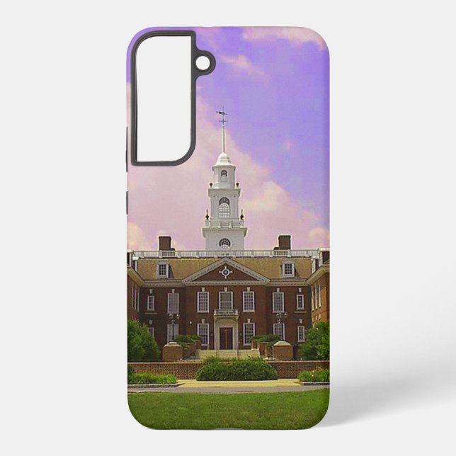 Legislative Hall Delaware State Capitol in Dover Samsung Galaxy S22+ Case (Back)