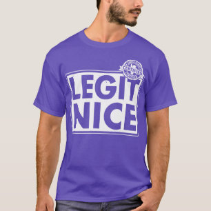 Legit Nice Funny Santa Claus Christmas Slogan TShi T-Shirt