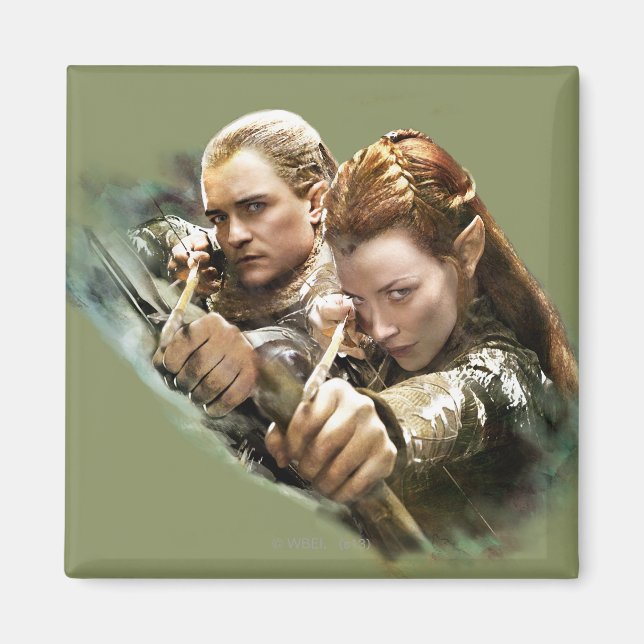 LEGOLAS GREENLEAF™ and TAURIEL™ Graphic Magnet (Front)