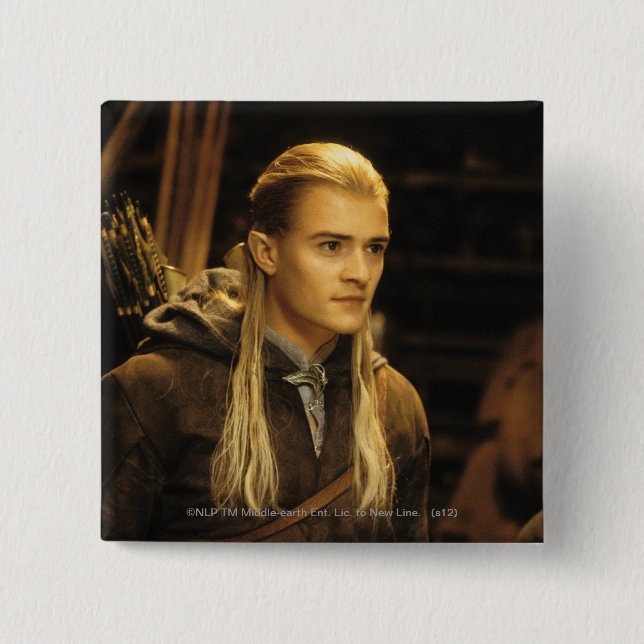 LEGOLAS GREENLEAF™ Candid 15 Cm Square Badge (Front)