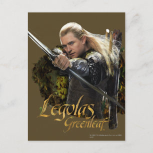 LEGOLAS GREENLEAF™ Drawing Bow Graphic Postcard