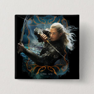 LEGOLAS GREENLEAF™ Graphic 15 Cm Square Badge