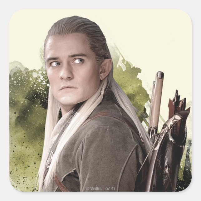 LEGOLAS GREENLEAF™ Graphic Square Sticker (Front)