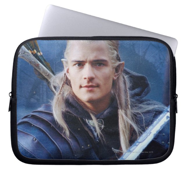 LEGOLAS GREENLEAF™ in Blue Laptop Sleeve (Front)