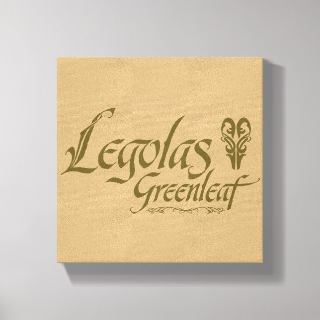 LEGOLAS GREENLEAF™ Name Canvas Print (Front)