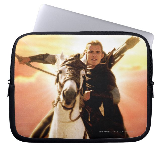 LEGOLAS GREENLEAF™  on Horseback Laptop Sleeve (Front)