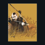 LEGOLAS GREENLEAF™ Shooting Arrow Postcard<br><div class="desc">Lord of the Rings: Character Art. There is a fell voice on the air. Something draws near. I can feel it.</div>