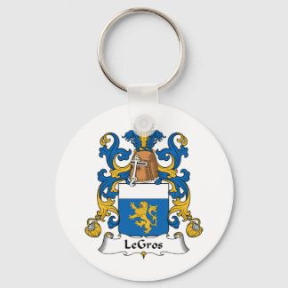 LeGros Family Crest Key Ring