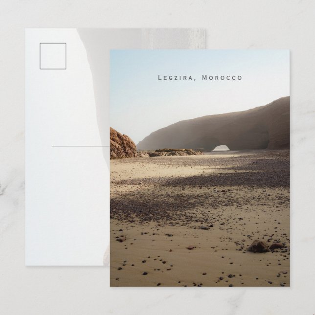 Legzira Morocco Coastal Postcard (Front/Back)