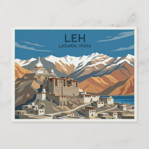 Leh Ladakh India Travel Postcard