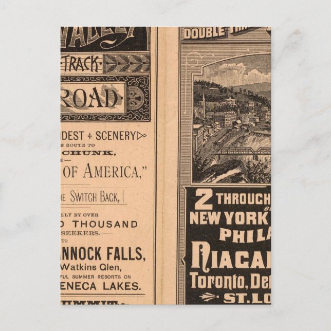 Lehigh Valley Railroad Postcard (Front)