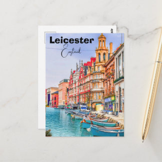 Leicester England wall art - England, Leicester po Postcard