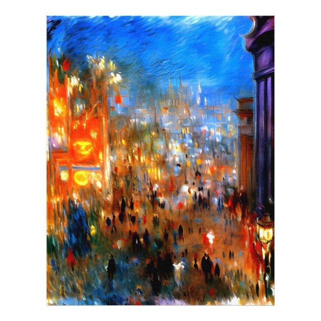 Leicester Square at Night, London Photo Print (Front)