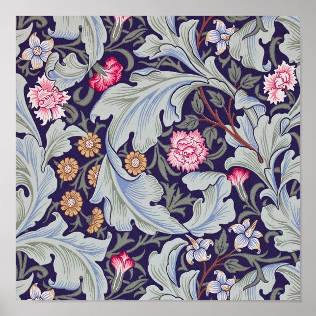 Leicester, William Morris Poster (Front)