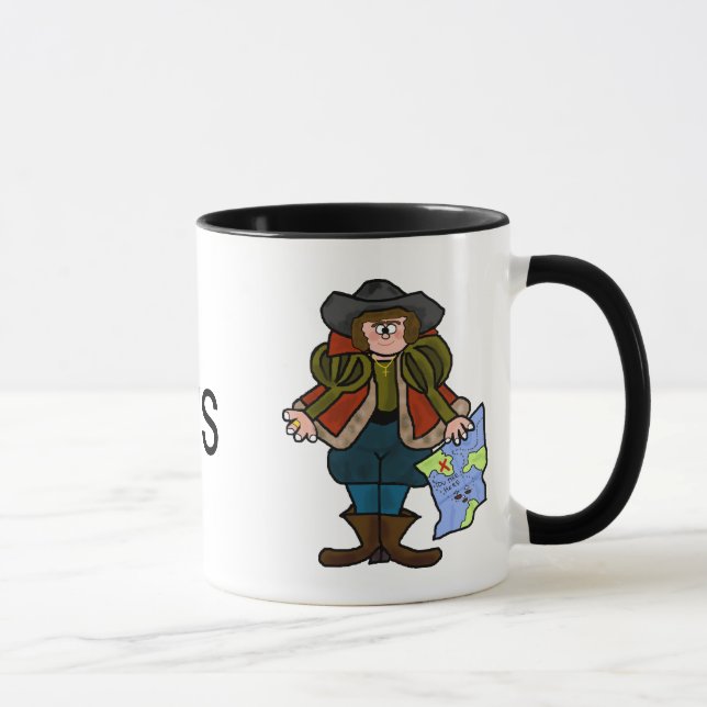 Leif Erikson Vs. Christopher Columbus Mug (Right)