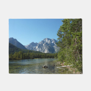 Leigh Lake at Grand Teton National Park Doormat